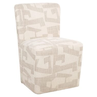- Stoel Lorain met wieltjes beige graffic (Beige graffic)