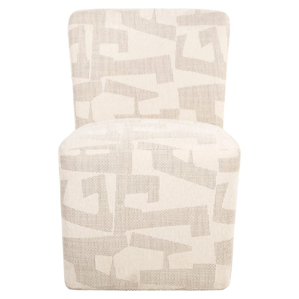 - Stoel Lorain met wieltjes beige graffic (Beige graffic)