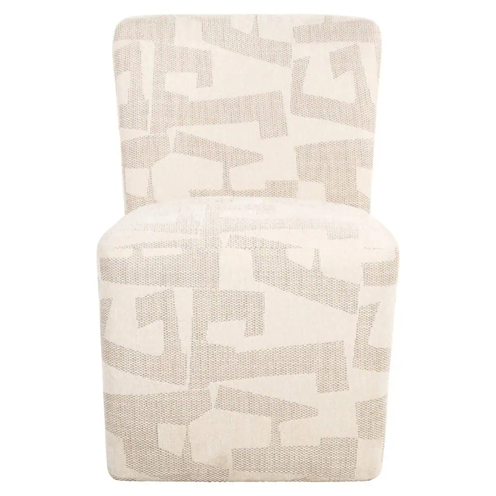 - Stoel Lorain met wieltjes beige graffic (Beige graffic)