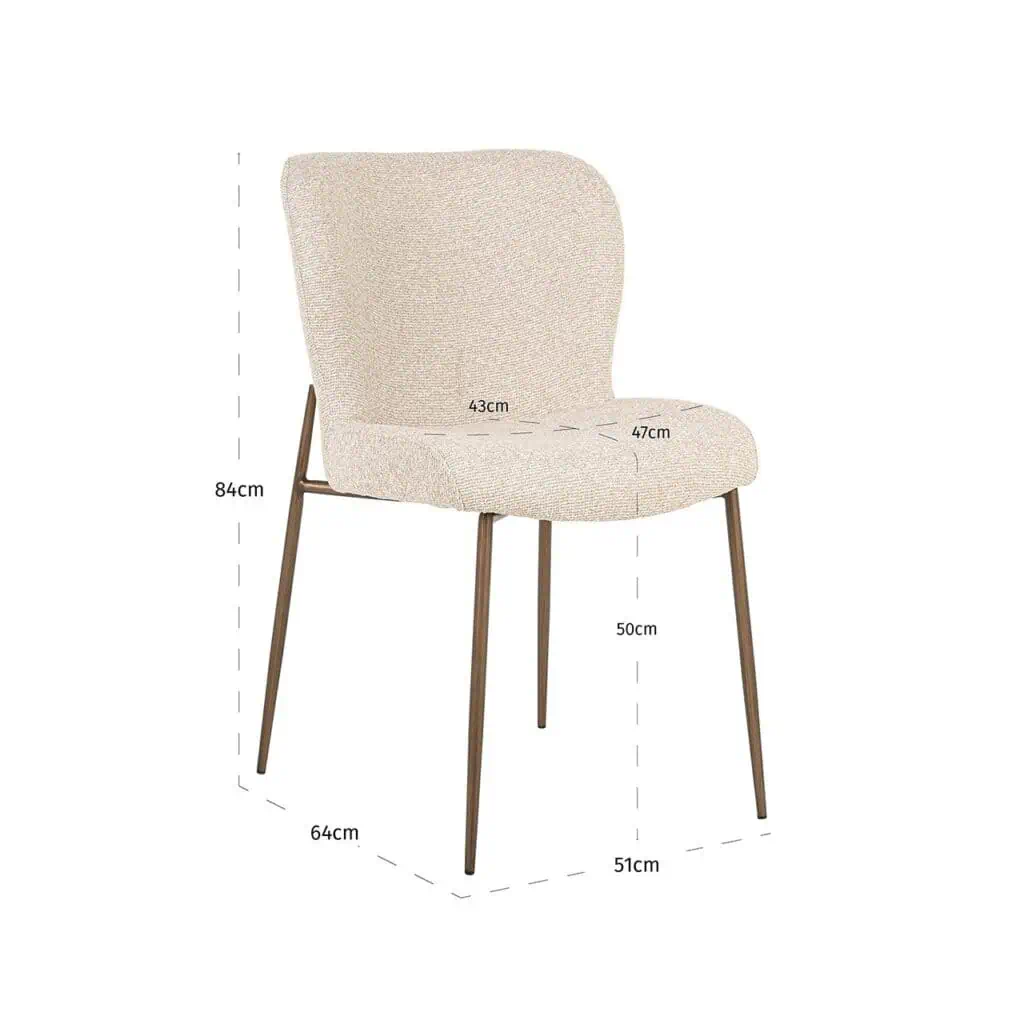 - Stoel Odarby biscotti (set van 2) (Biscotti)