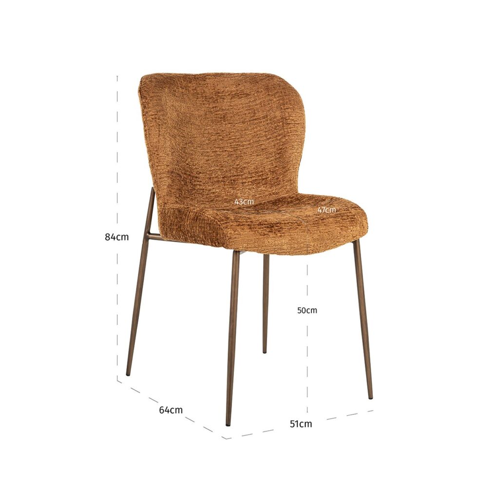 - Stuhl Odarby Cognac Fusion (2er-Set) (Fusion Cognac 28)