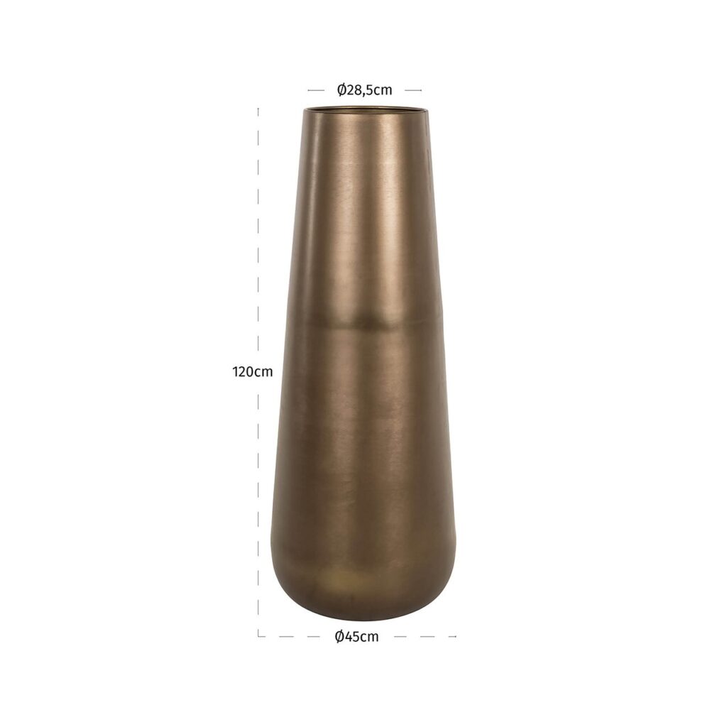 - Vaas Kenza klein (Brass antique)