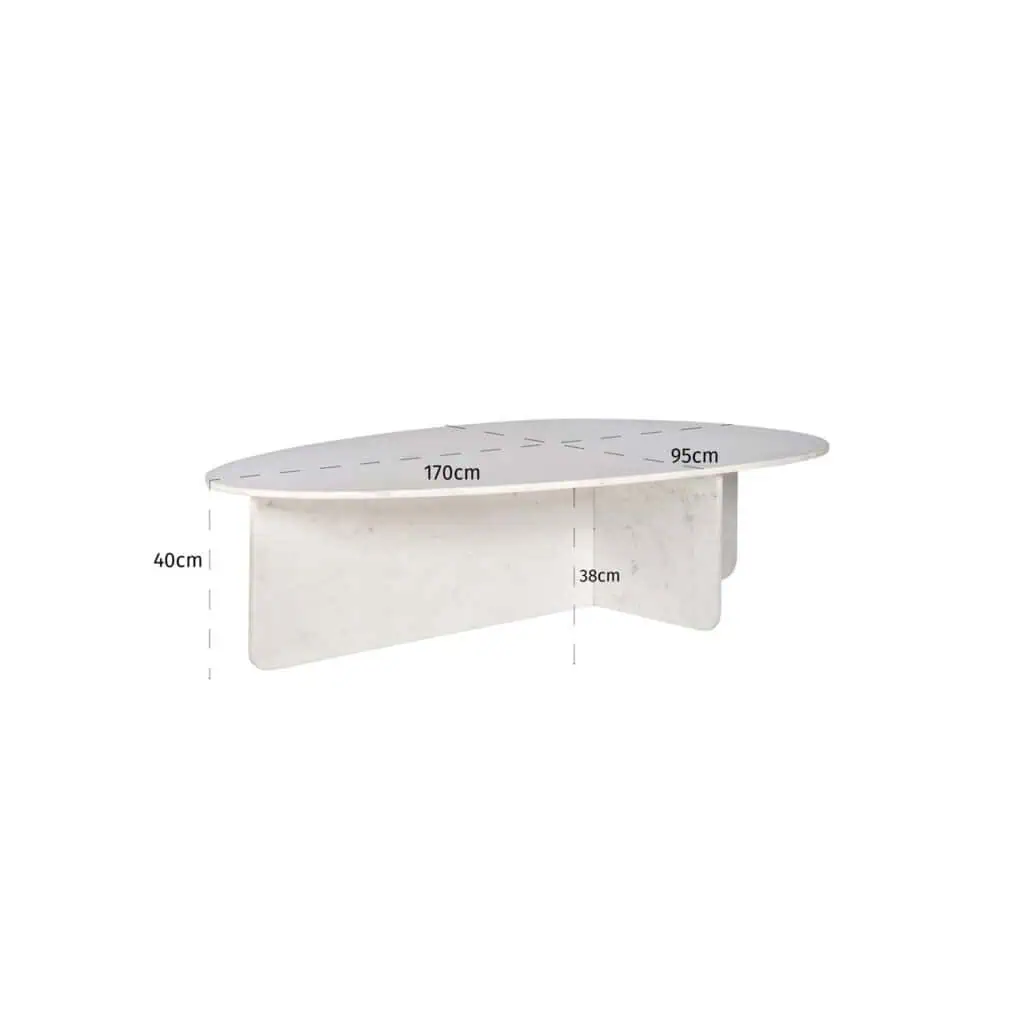 - Salontafel Brandon (White)