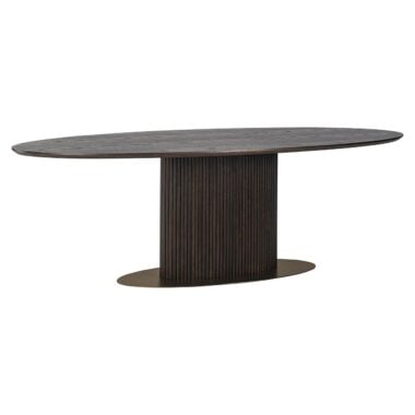 - Esstisch Luxor oval 235 (Braun)