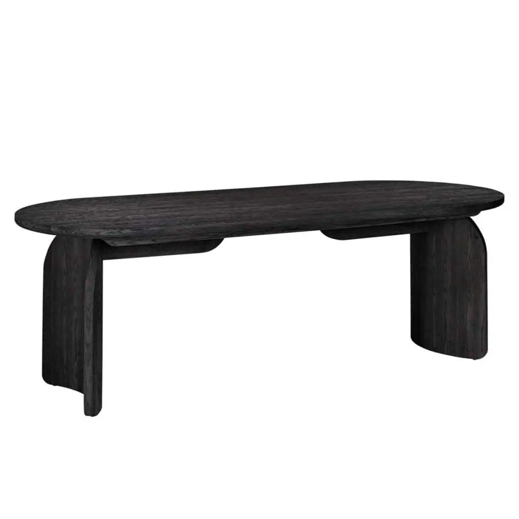 - Eettafel Fairmont black 235 (Dark coffee)