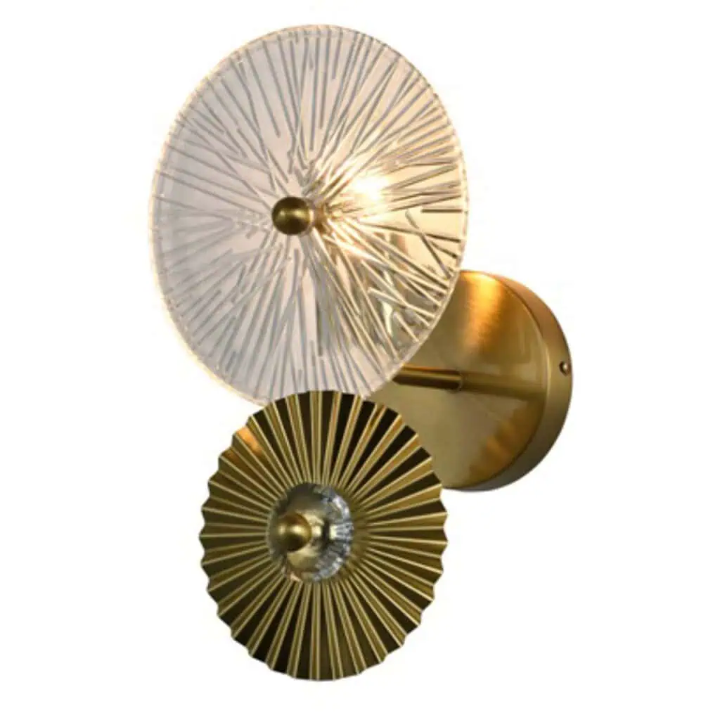 - Wandlamp Otis (Brushed Gold)