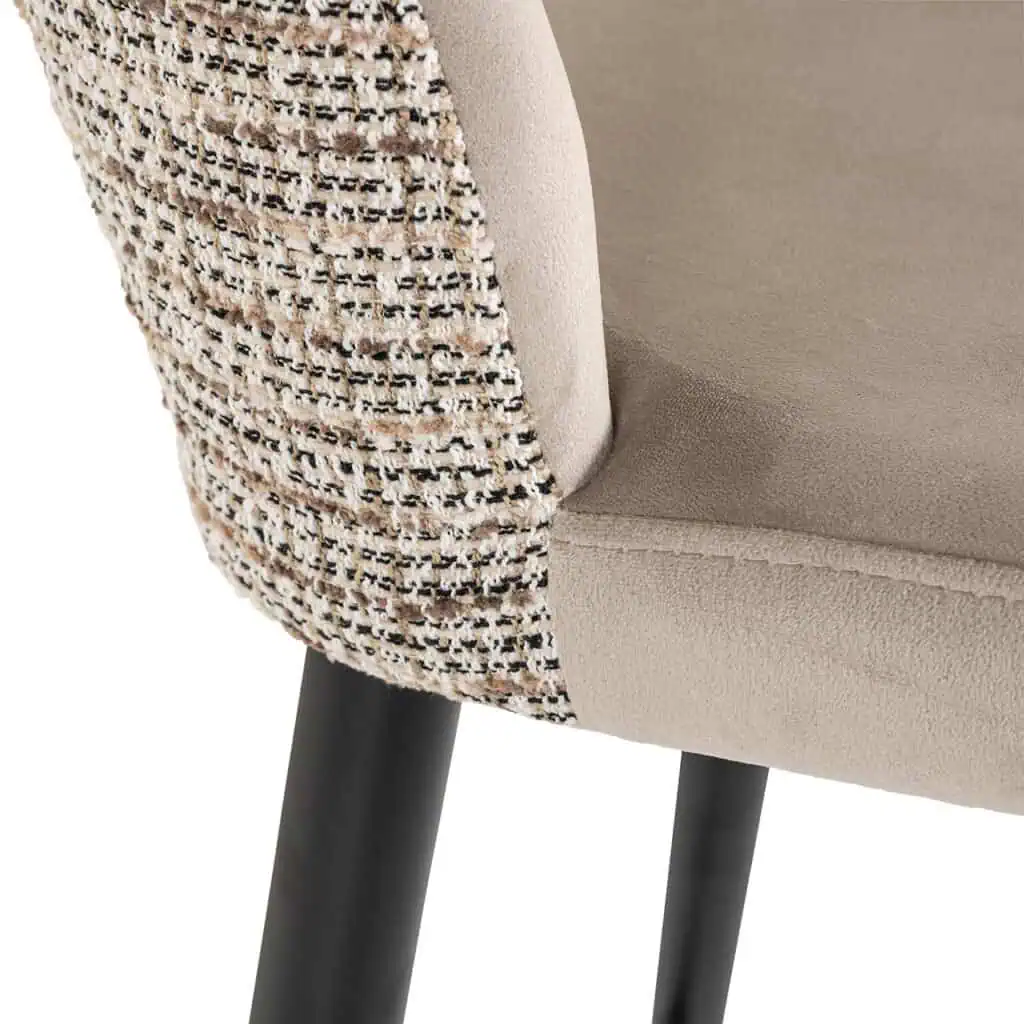 - Barstoel Tabitha trendy nature / quartz khaki fire retardant (Be Trendy 01 Nature)