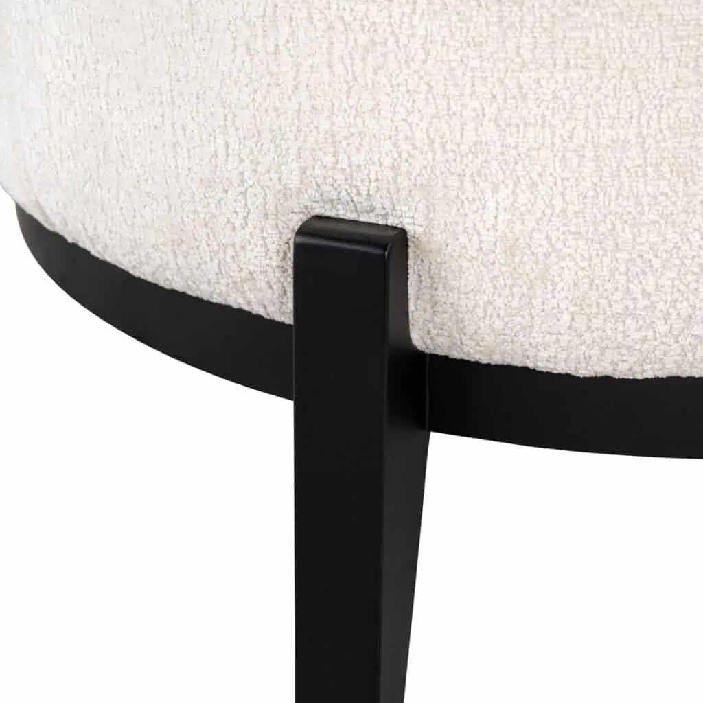- Fauteuil Montana white chenille (Bergen 900 white chenille)