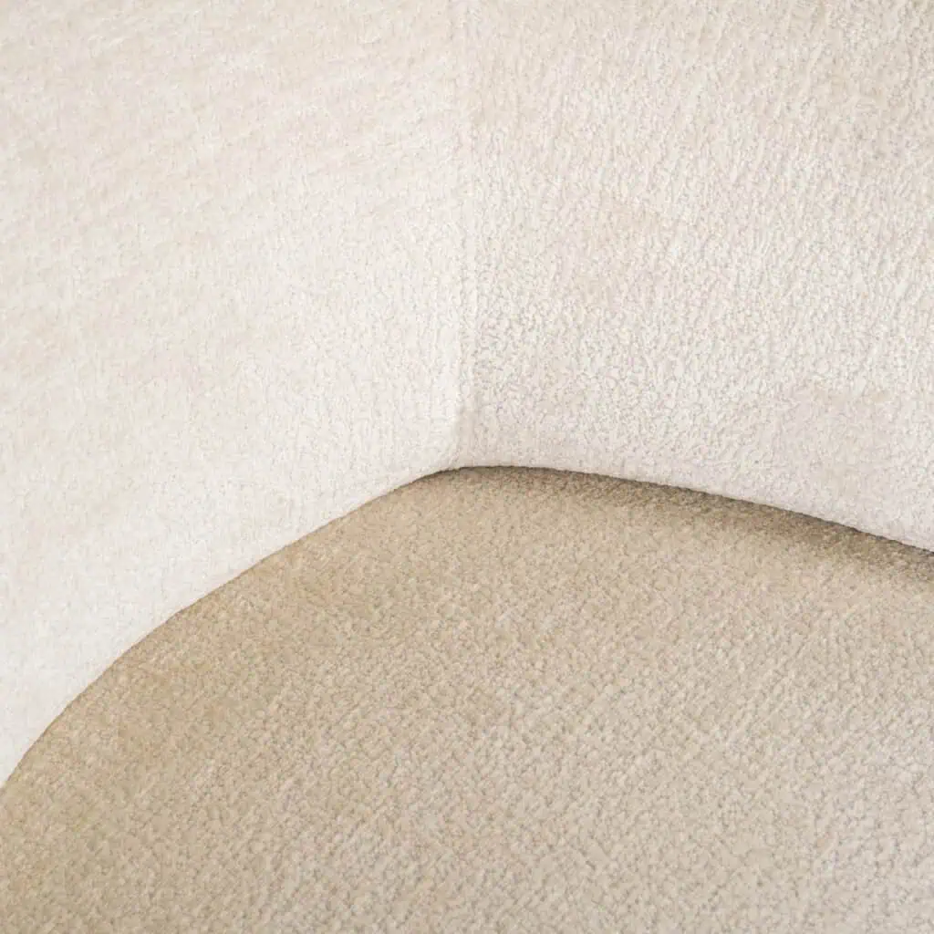- Fauteuil Montana white chenille (Bergen 900 white chenille)