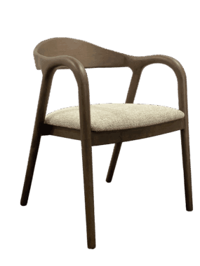 - Chaise de salle à manger Mihara mocca fancy