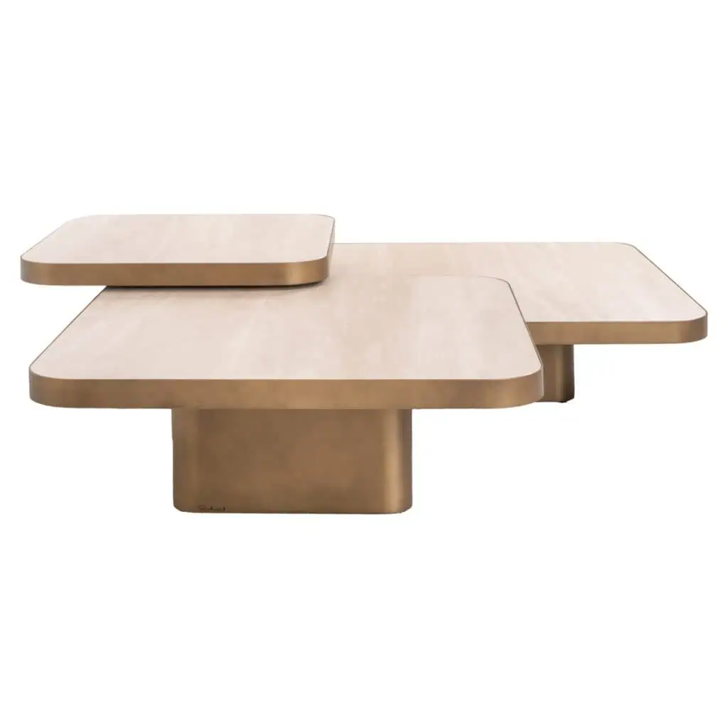 - Salontafel Cumulus beige (Set of 3)