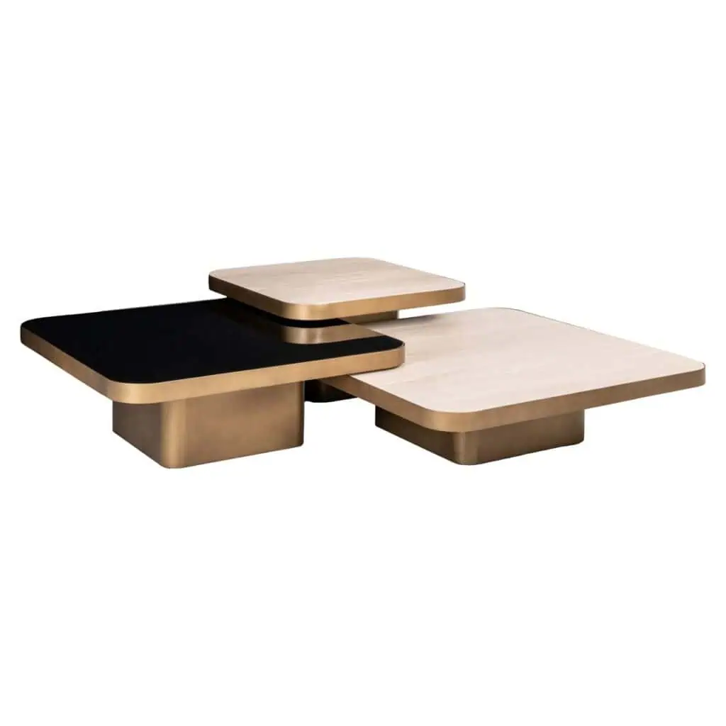 - Salontafel Cumulus beige (Set of 3)
