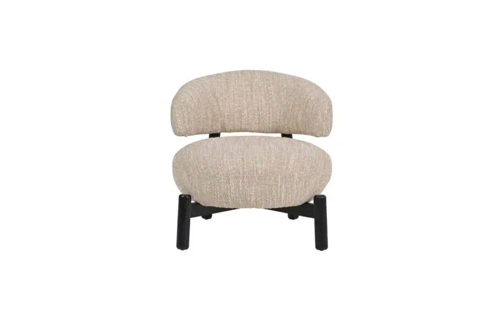 - Lounge stoel Ornella beige angora