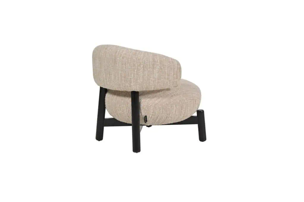 - Lounge stoel Ornella beige angora