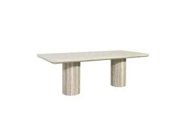 - Eettafel Nebula grey 225 faux travertine