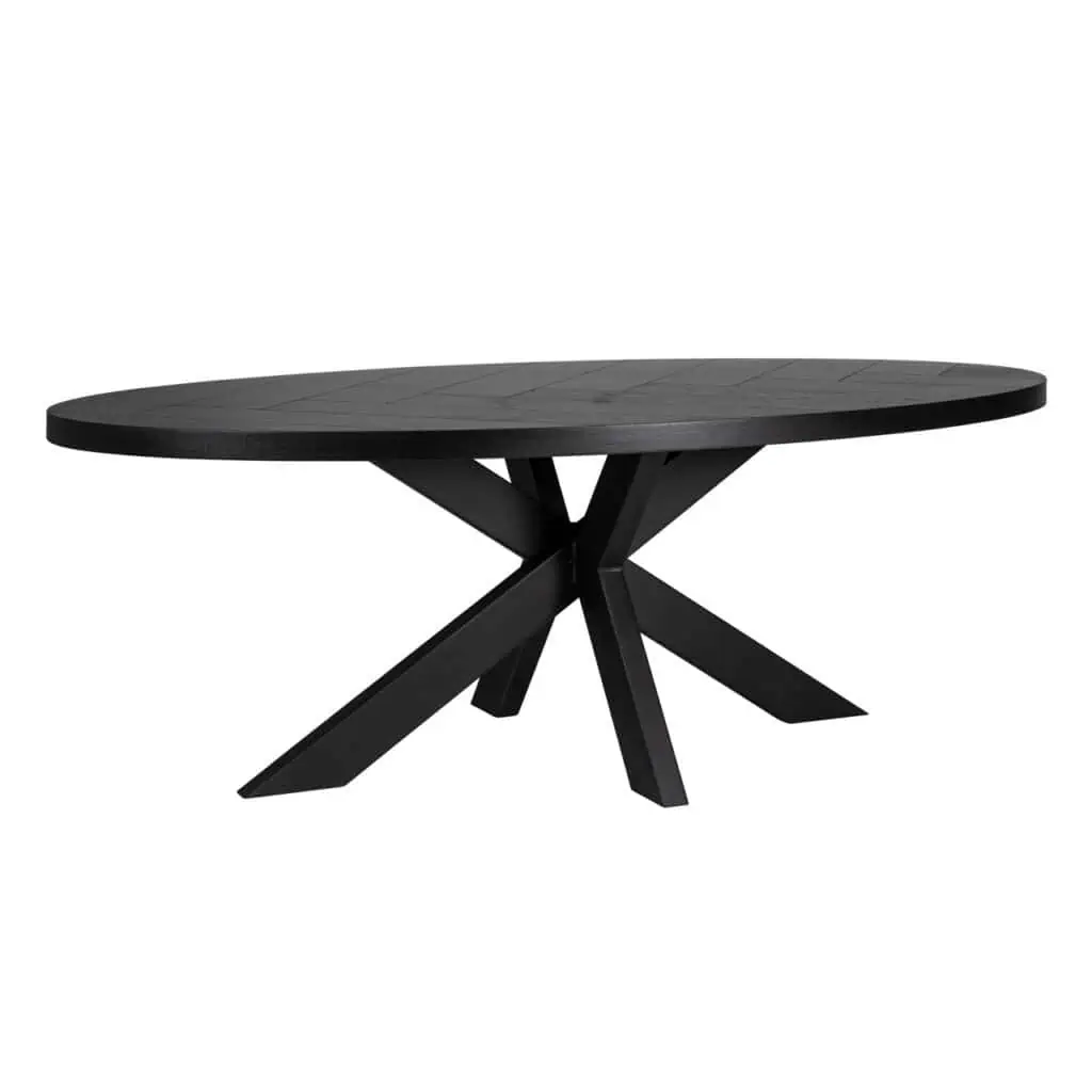 - Eettafel Spider black base