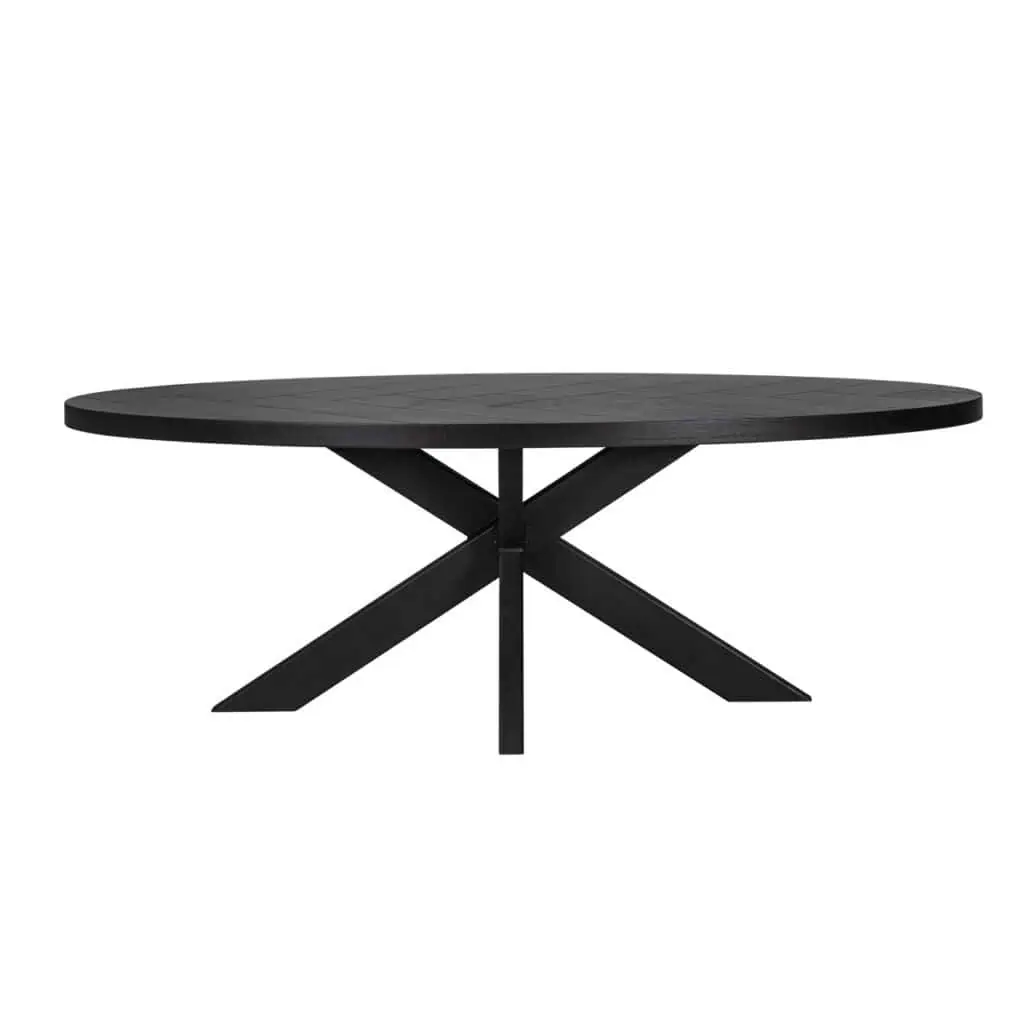 - Eettafel Spider black base