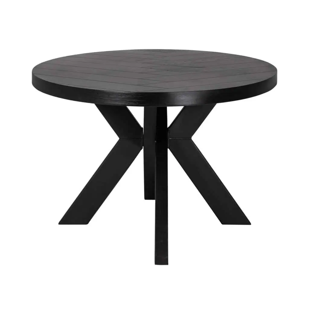 - Eettafel Spider black base