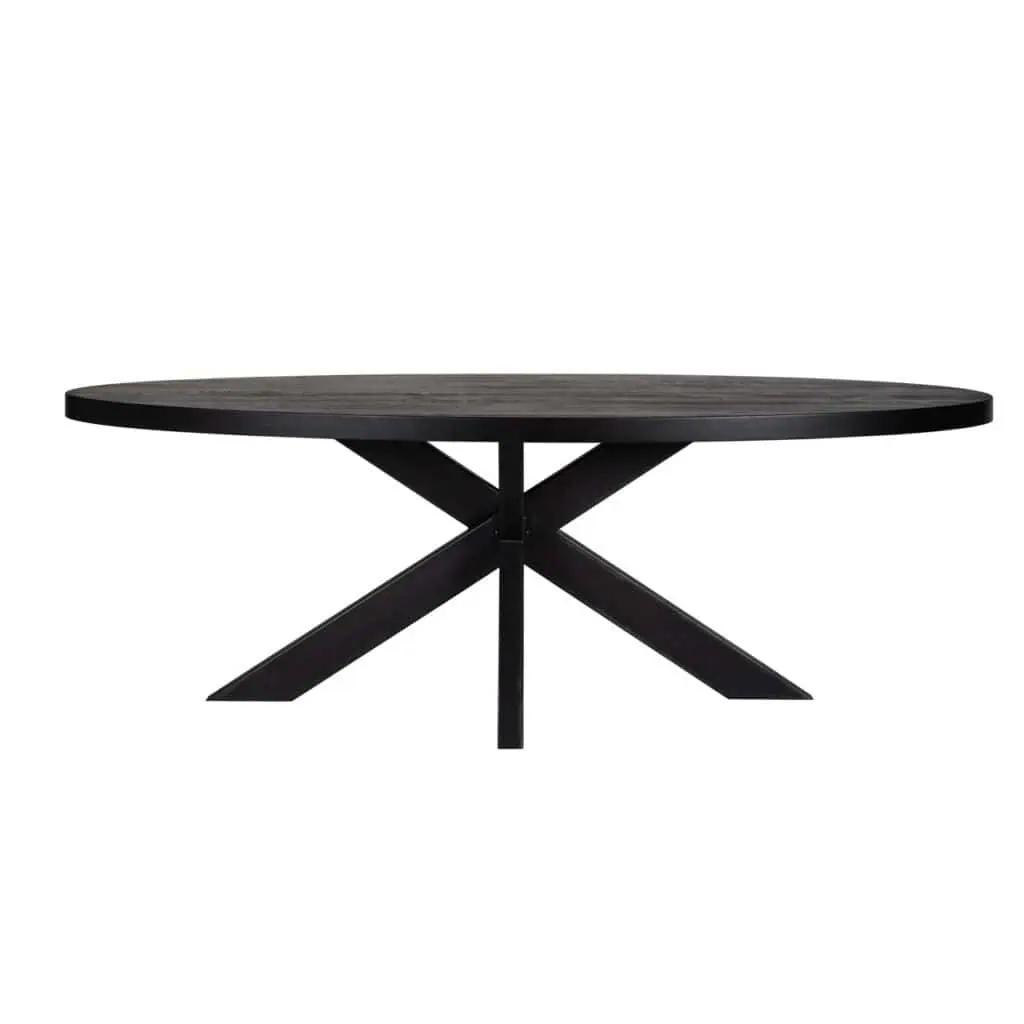 - Eettafel Spider black base
