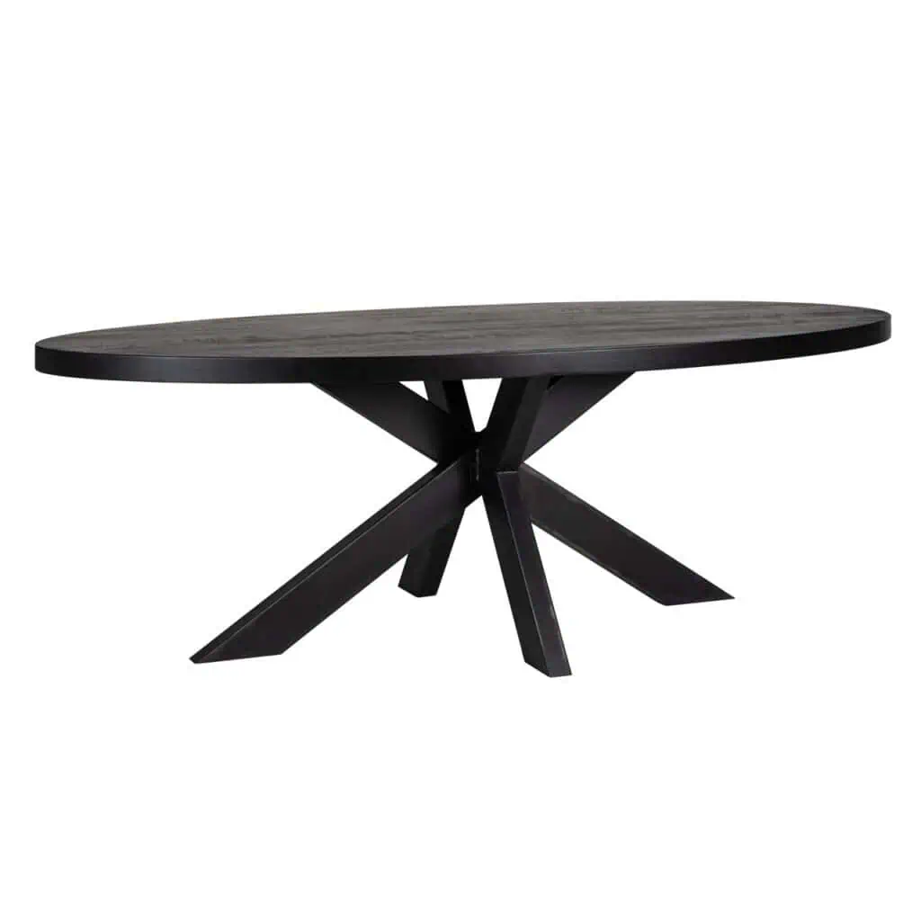 - Eettafel Spider black base