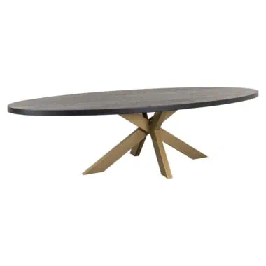 - Eettafel Watson black/gold 235