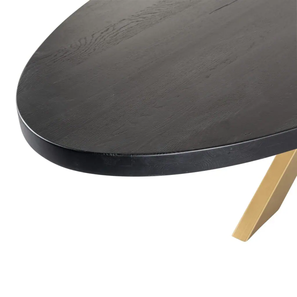 - Eettafel Watson black/gold 235