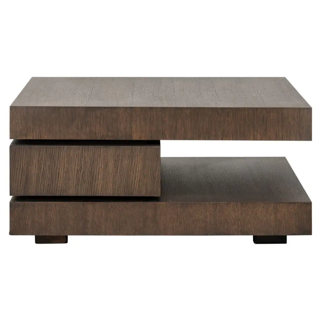 - Salontafel Oakura brown 90x90