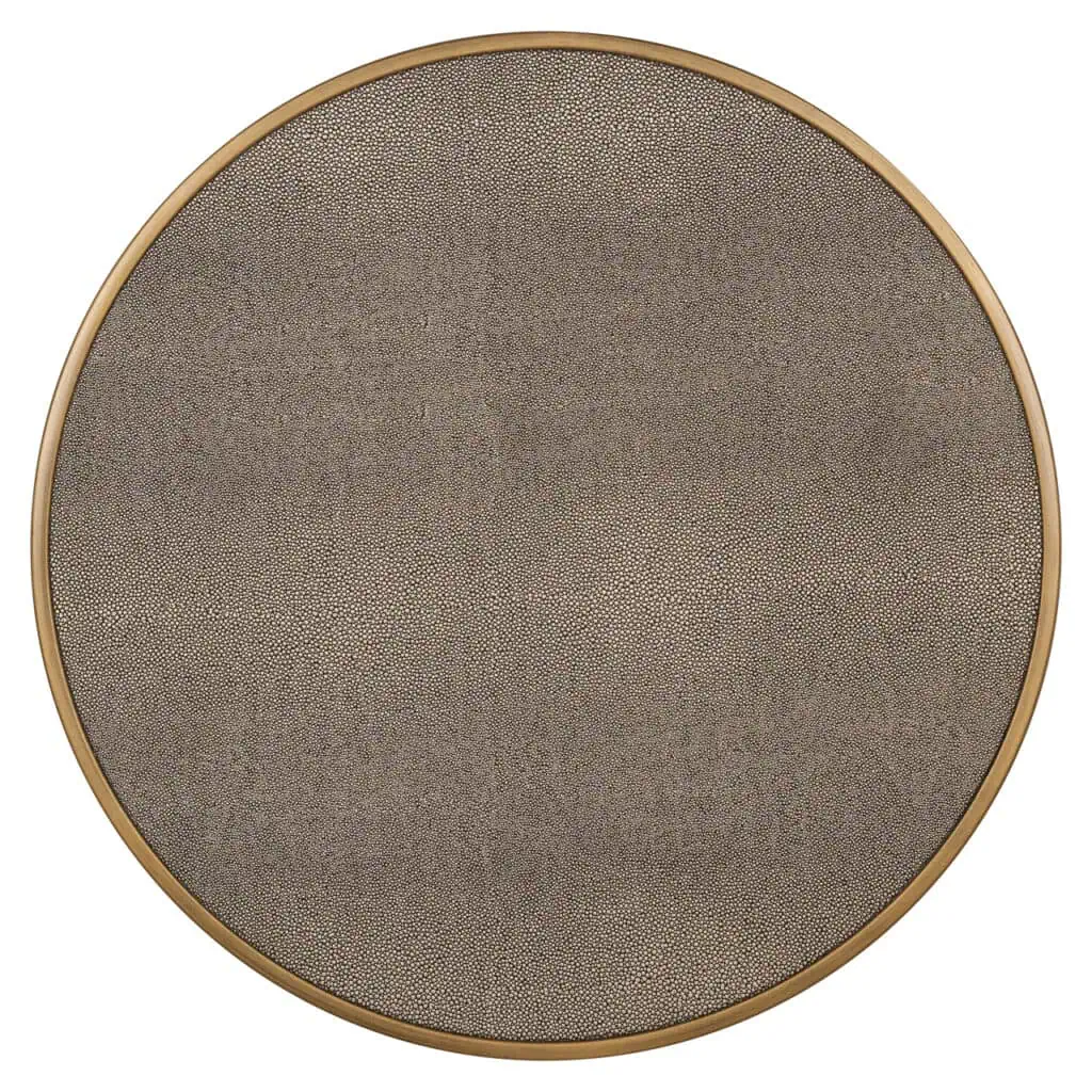 - Bijzettafel Bloomville gold incl. glass (Set of 2)