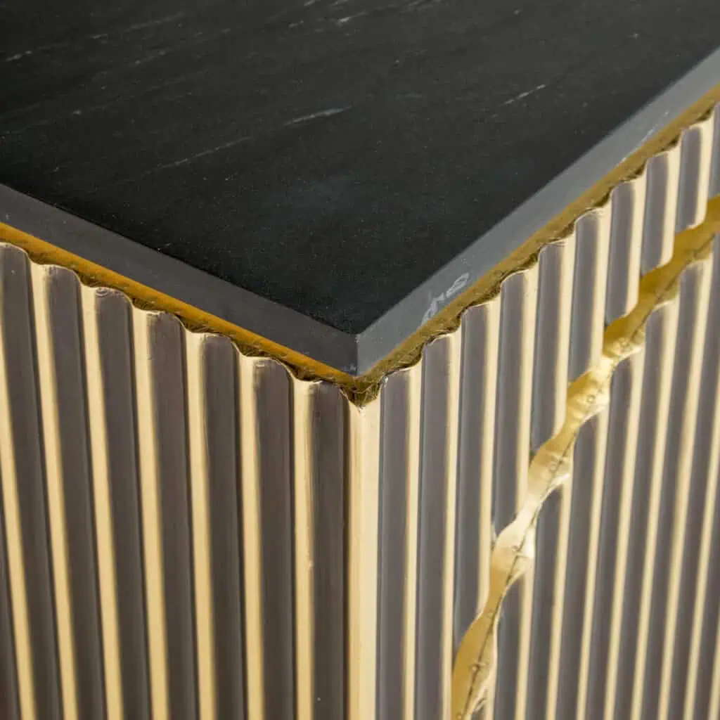 - Dressoir Les Arcs brushed gold