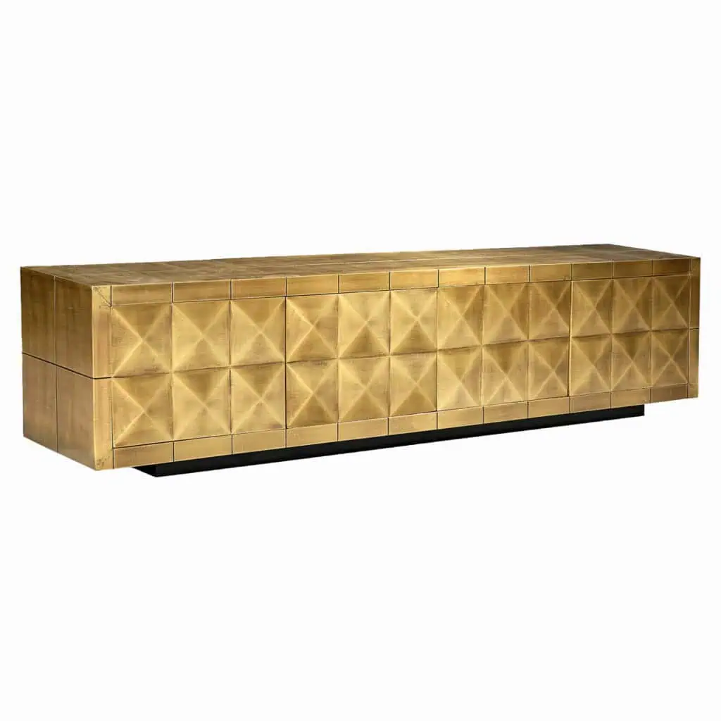 - TV-meubel Collada brushed gold