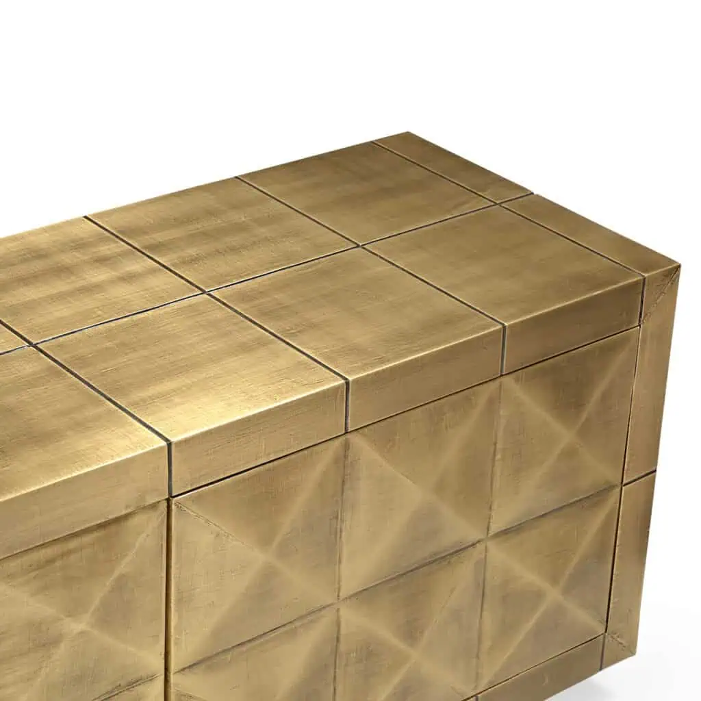 - TV-meubel Collada brushed gold