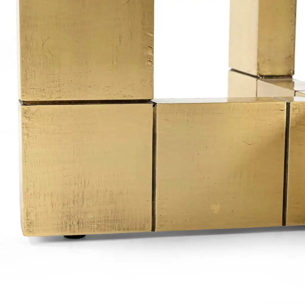 - Eettafel Collada black/gold 130Ø