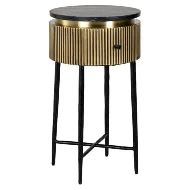 - Bijzettafel Ironville gold