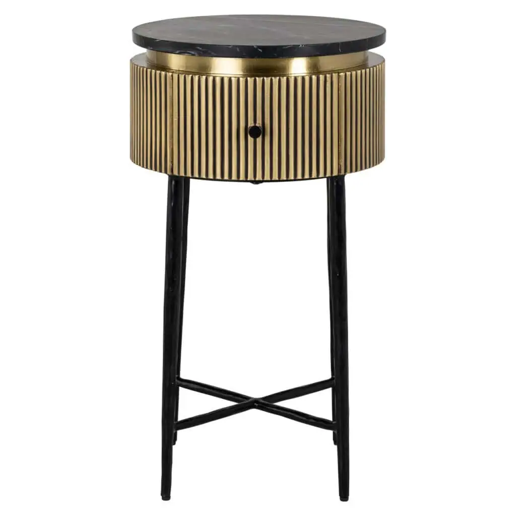 - Bijzettafel Ironville gold