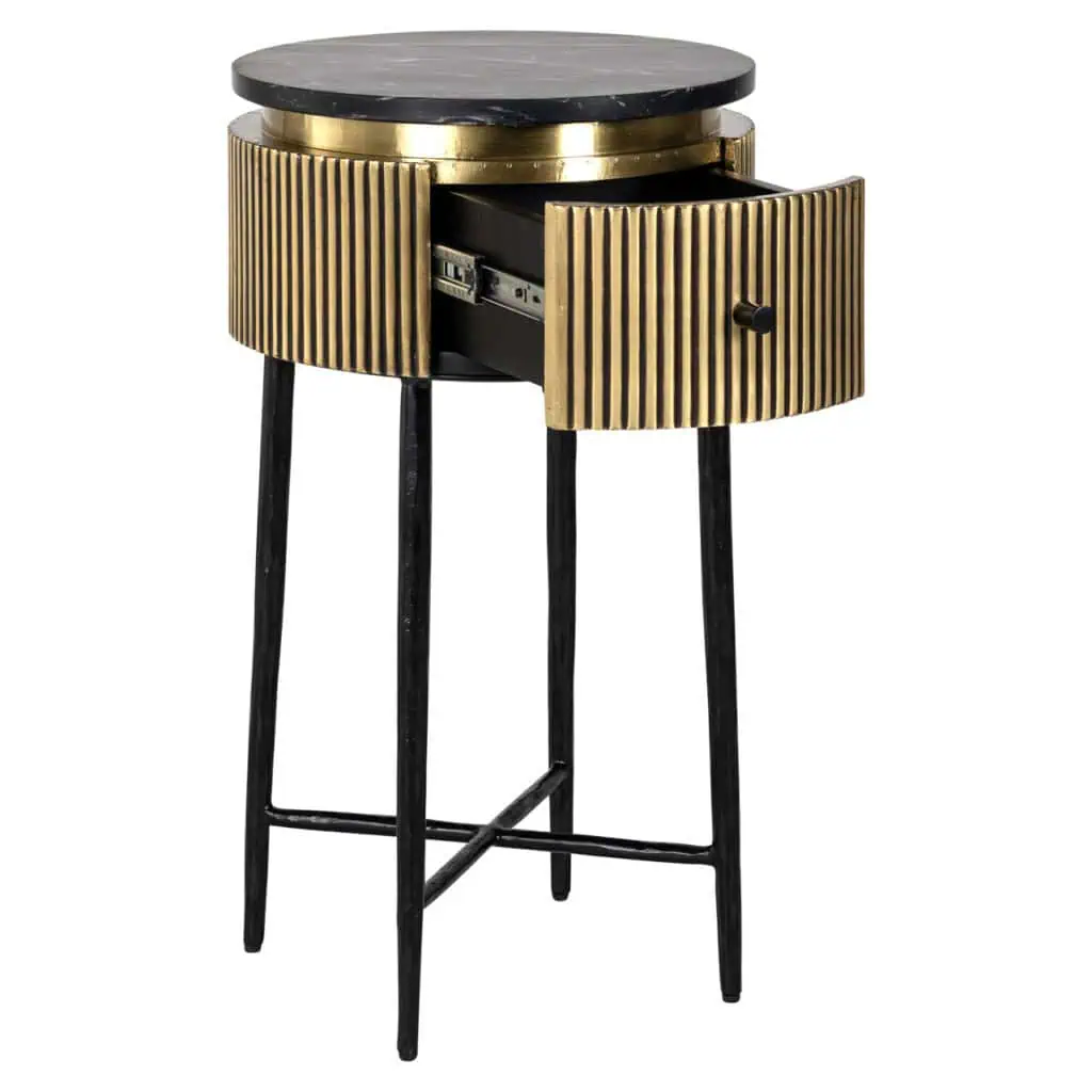 - Bijzettafel Ironville gold