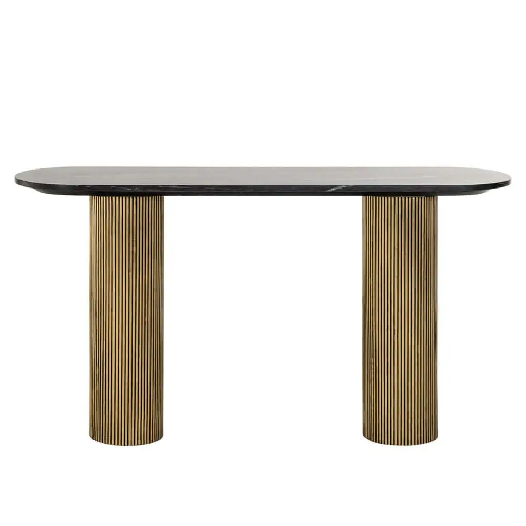 - Console Dayton black/gold