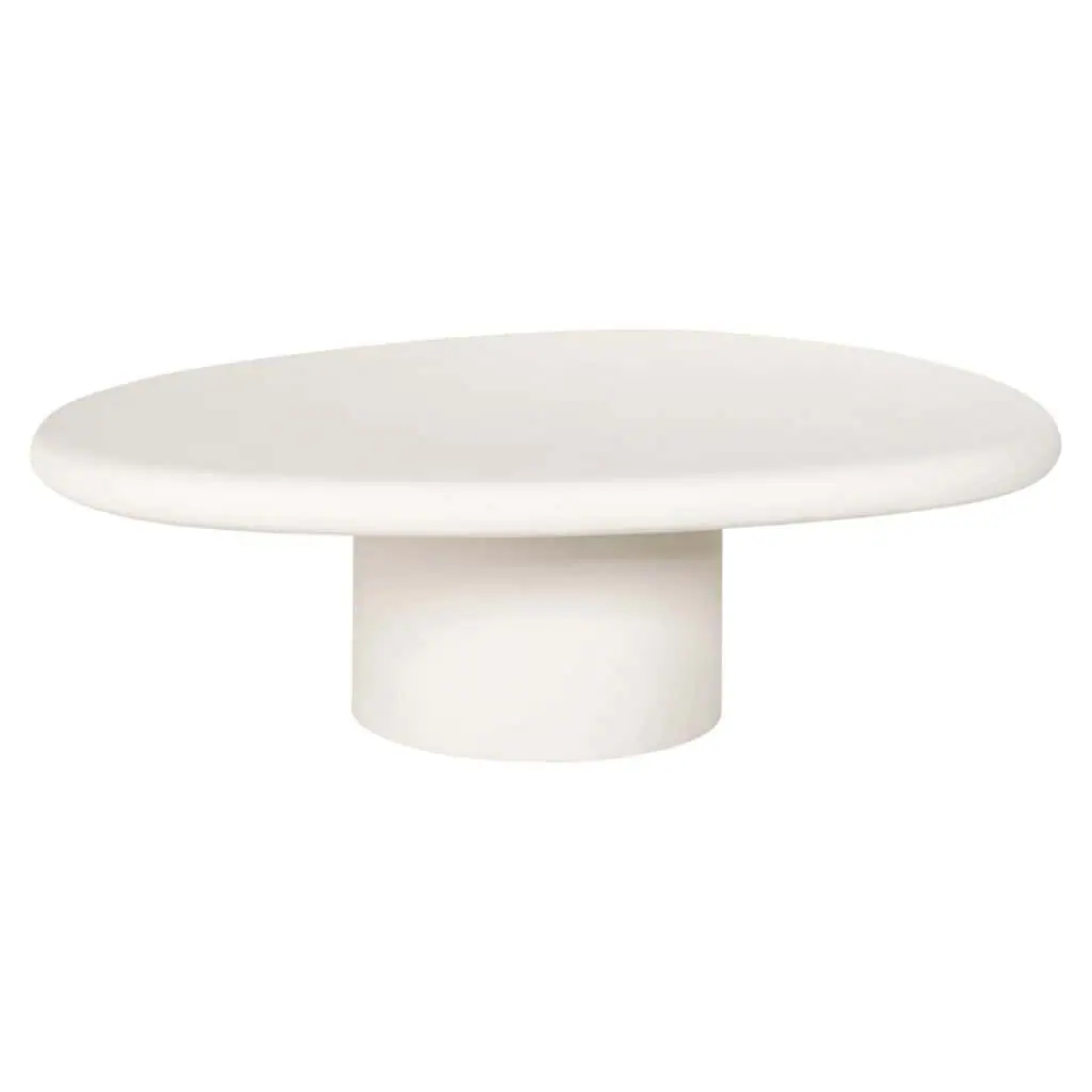 - Salontafel Bloomstone white 110x90