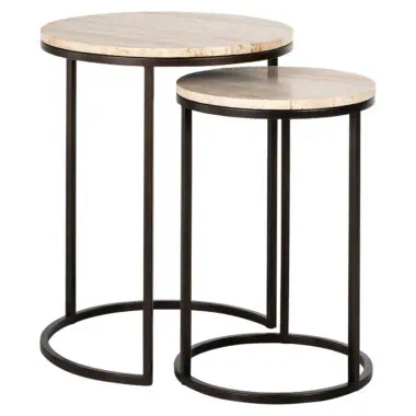 - Bijzettafel Avalon bronze (Set of 2)