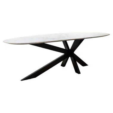 - Eettafel Trocadero black/white