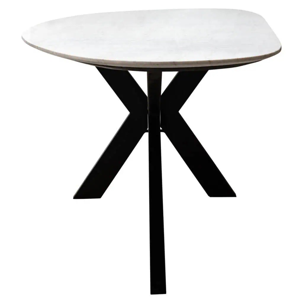 - Eettafel Trocadero black/white