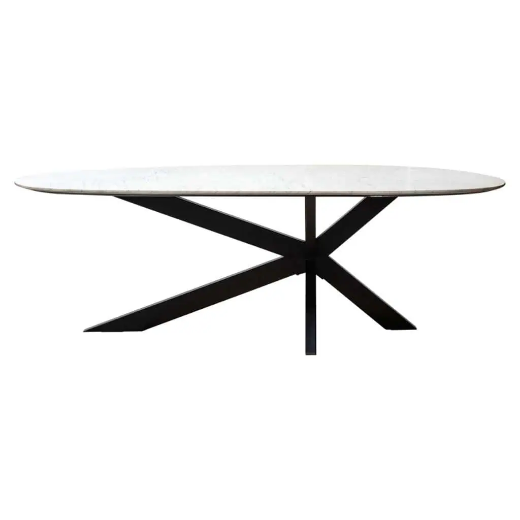 - Eettafel Trocadero black/white