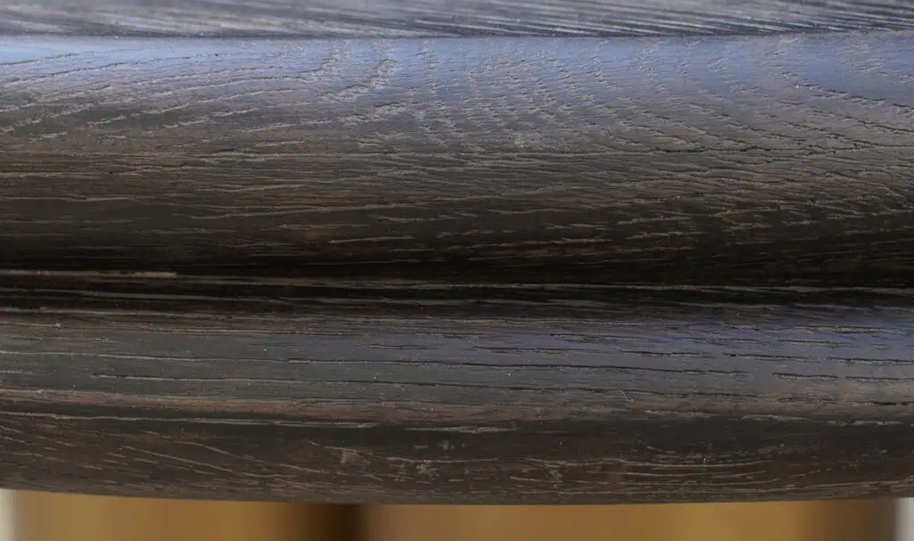 - Eettafel Macaron black rustic 130Ø