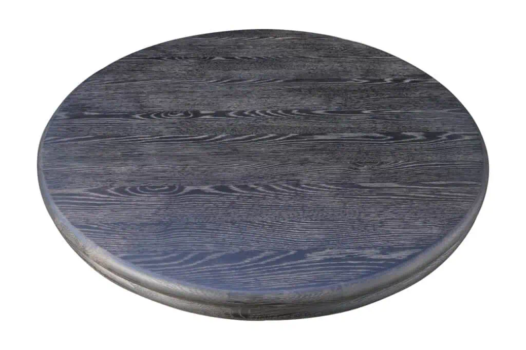 - Eettafel Macaron black rustic 130Ø