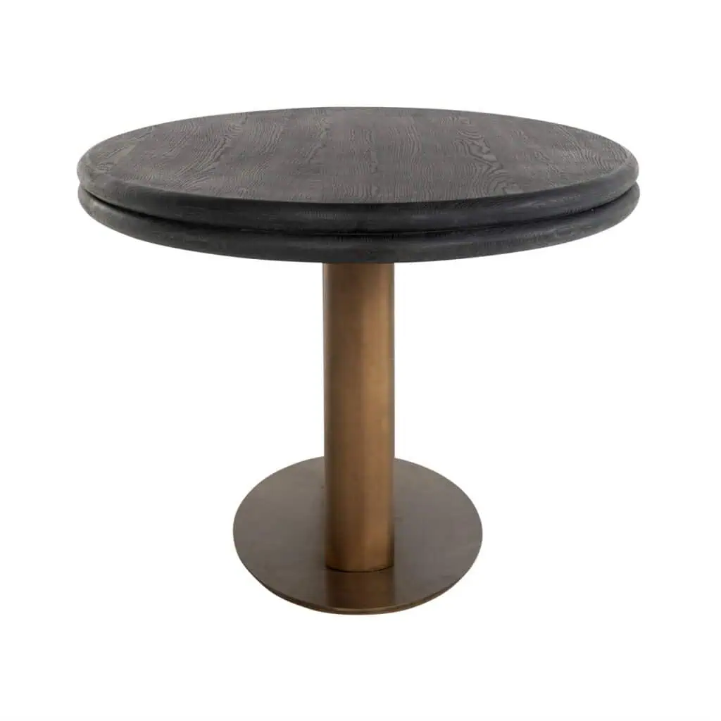 - Eettafel Macaron black rustic oval 235