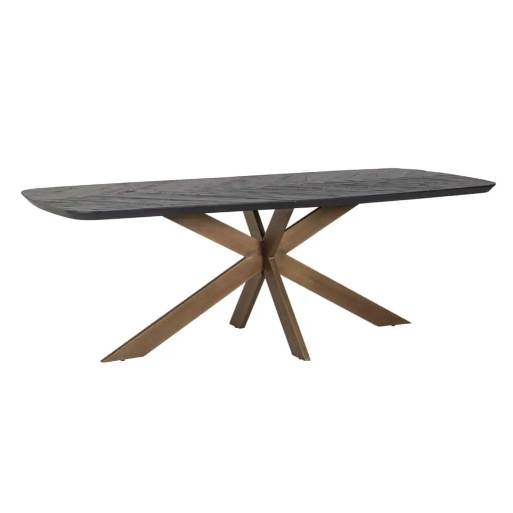 - Eettafel Hayley dark coffee 230