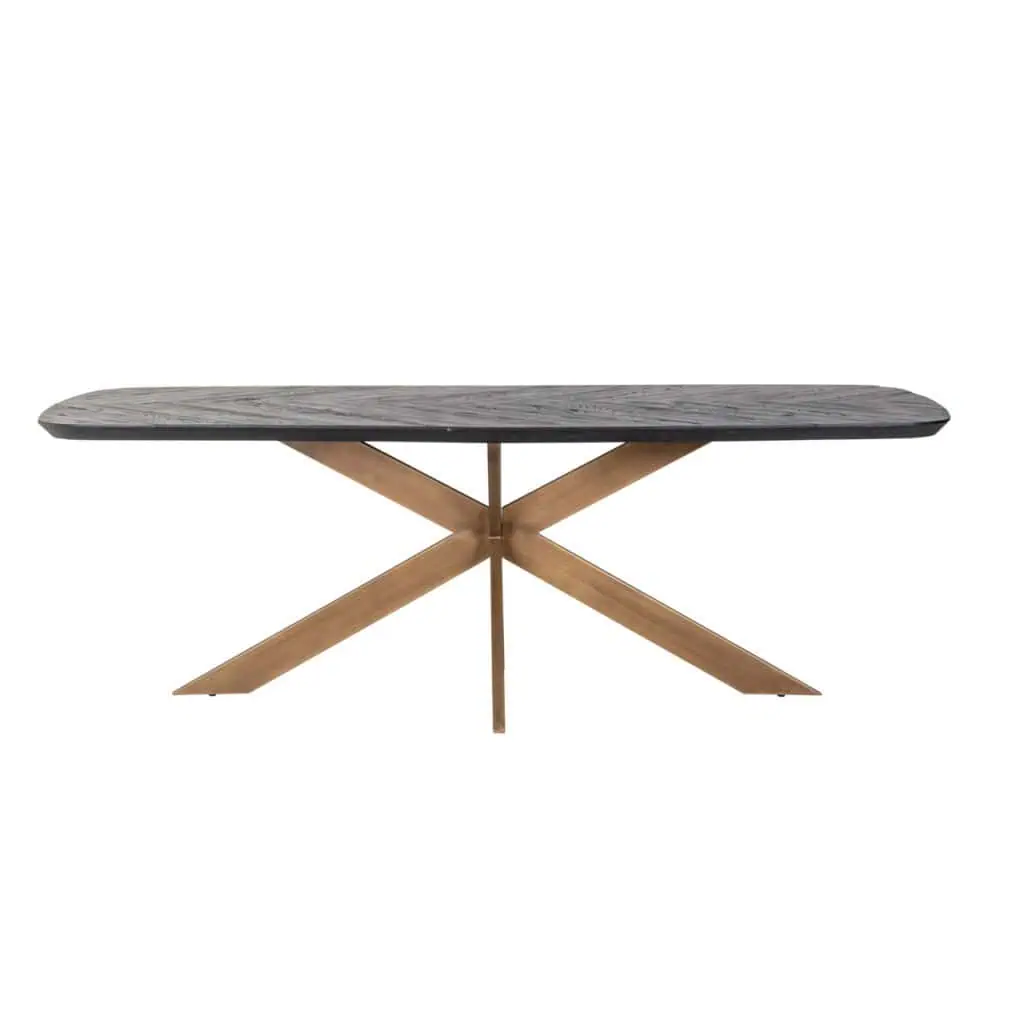 - Eettafel Hayley dark coffee 230