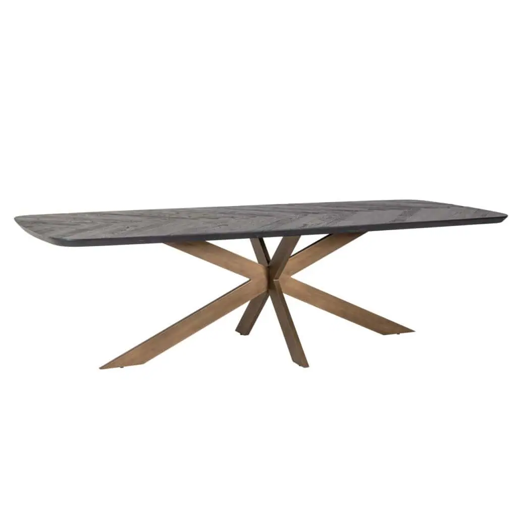 - Eettafel Hayley dark coffee 280