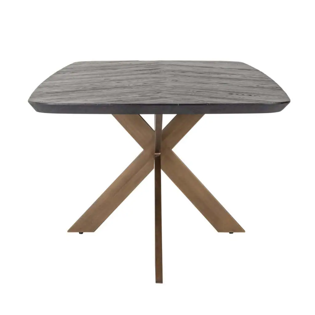 - Eettafel Hayley dark coffee 280