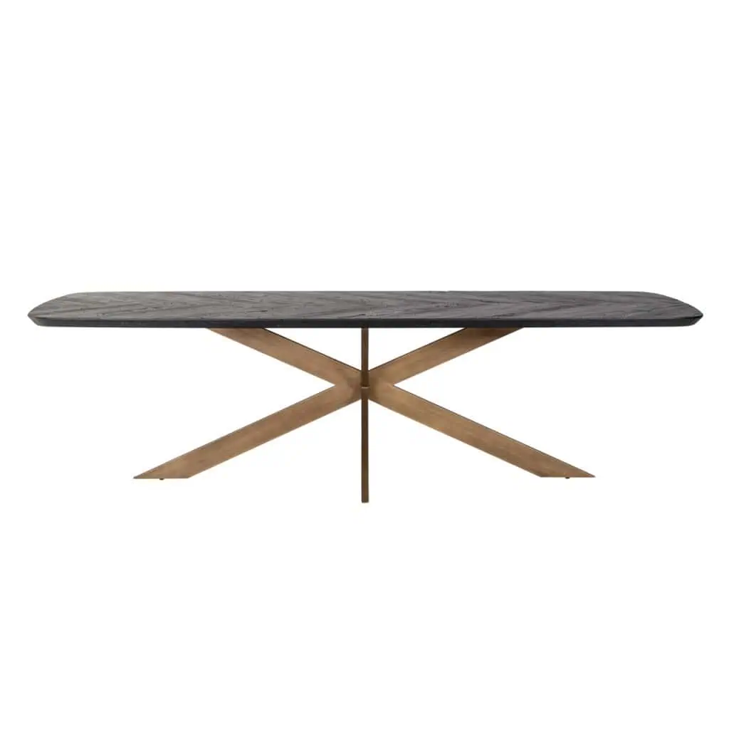 - Eettafel Hayley dark coffee 280