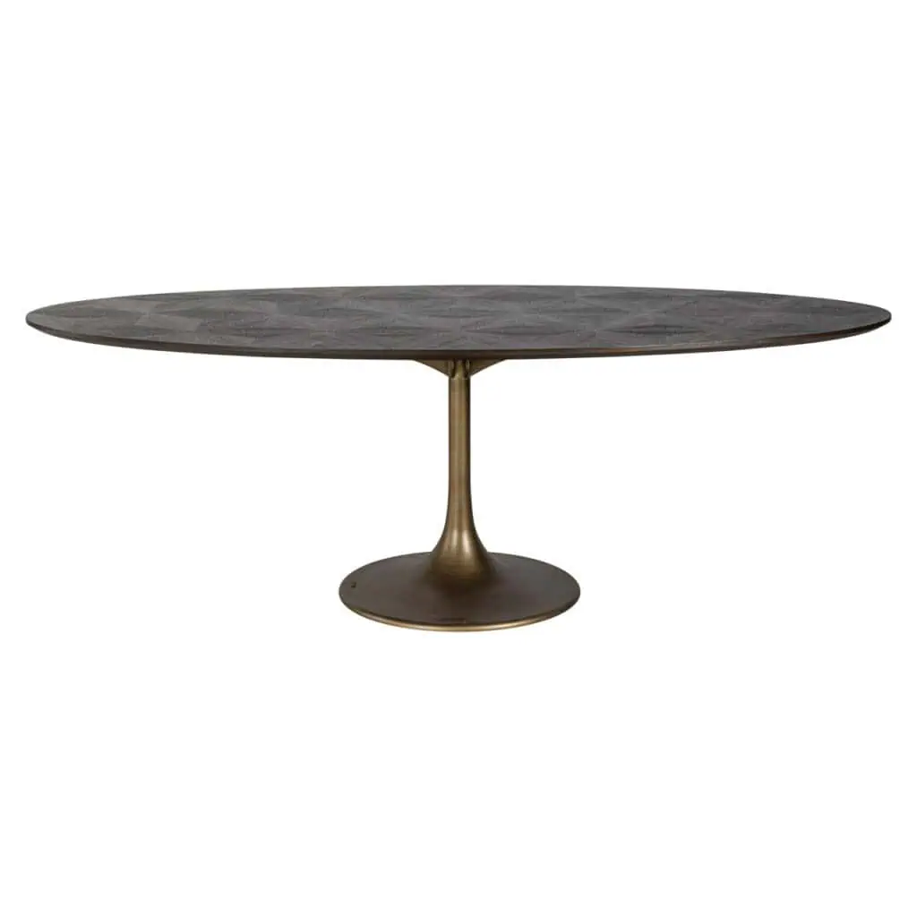 - Eettafel Luxor brown oval 230